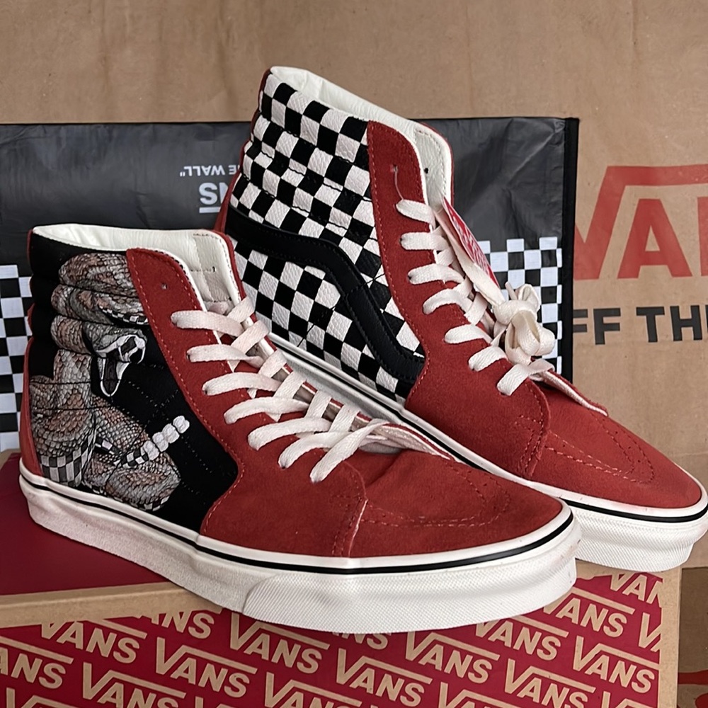 Vans Sk8-Hi Desert Snake/Chili Oil sneakers WMNS - Picture 6 of 16